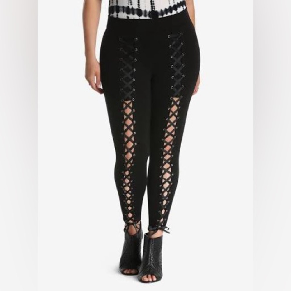Torrid lace up pixie pants